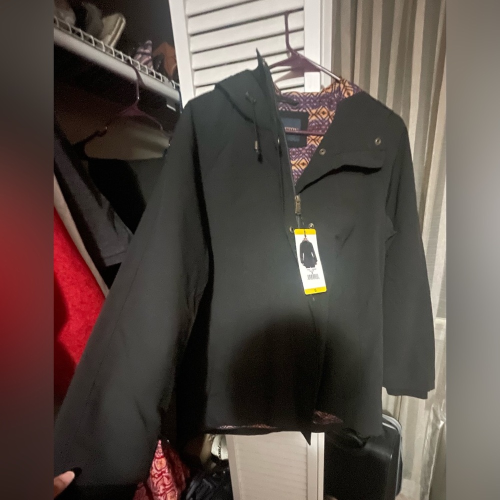Pendleton Black Utility Jacket with Patterned Lining